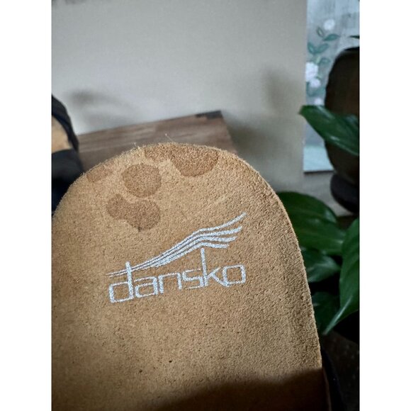 Dansko Tiffiani Black Maryjane Hook&Loop Closure Closed Toe Sandal Clog Size 41 - Picture 12 of 15